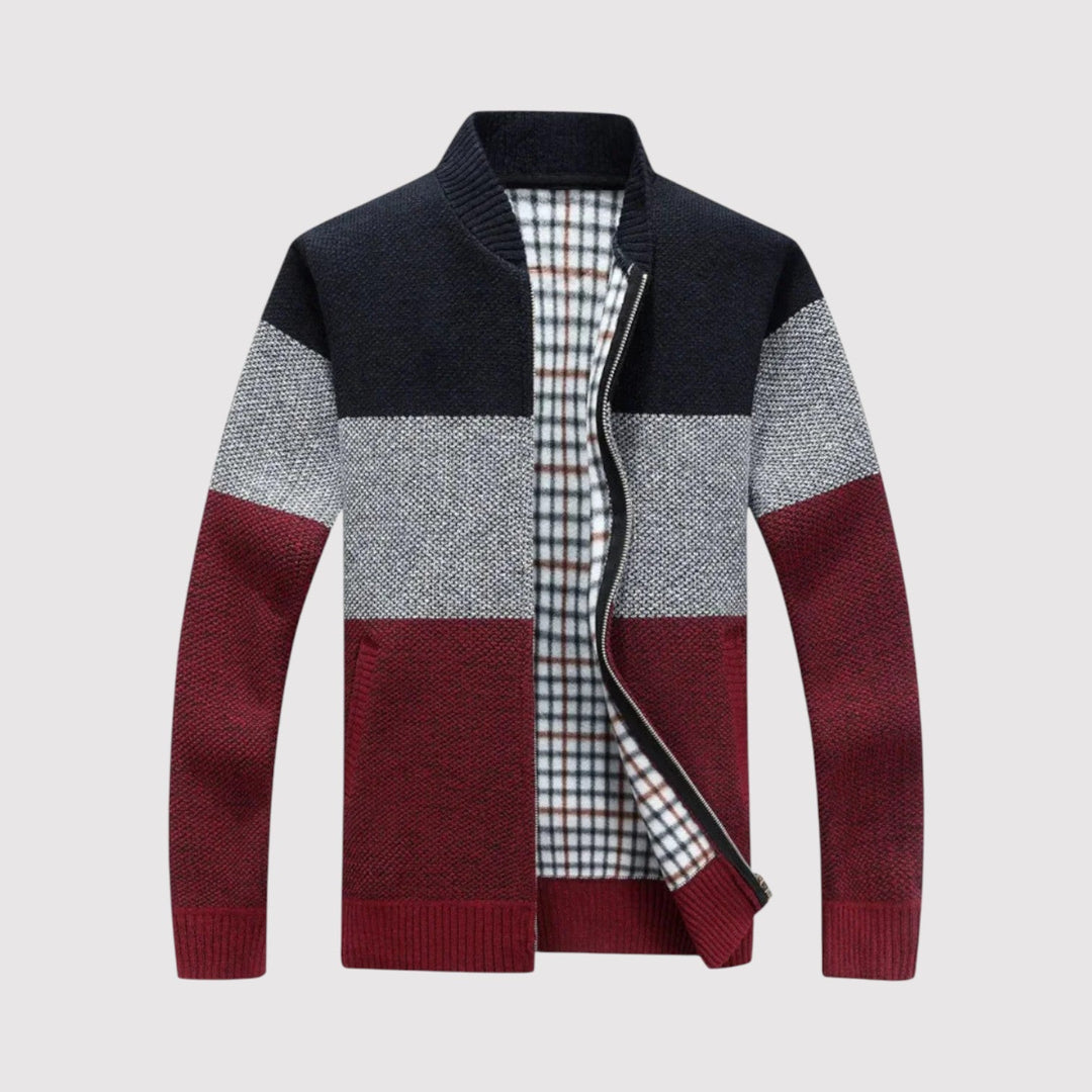 Markus Berlin Herren Strickcardigan, Vorderansicht
