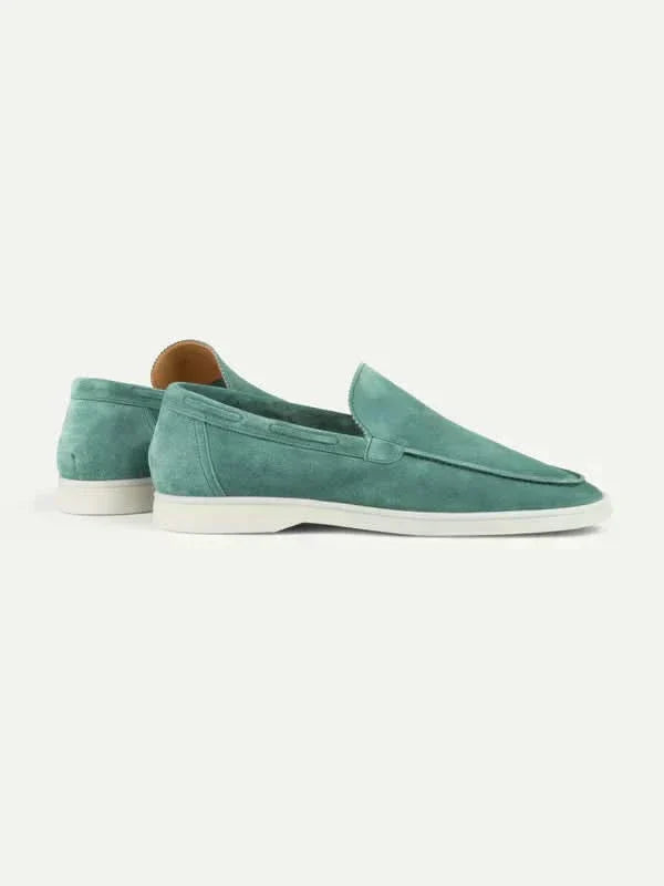 Markus Berlin Herren Loafer Apfelblau, Vorderansicht