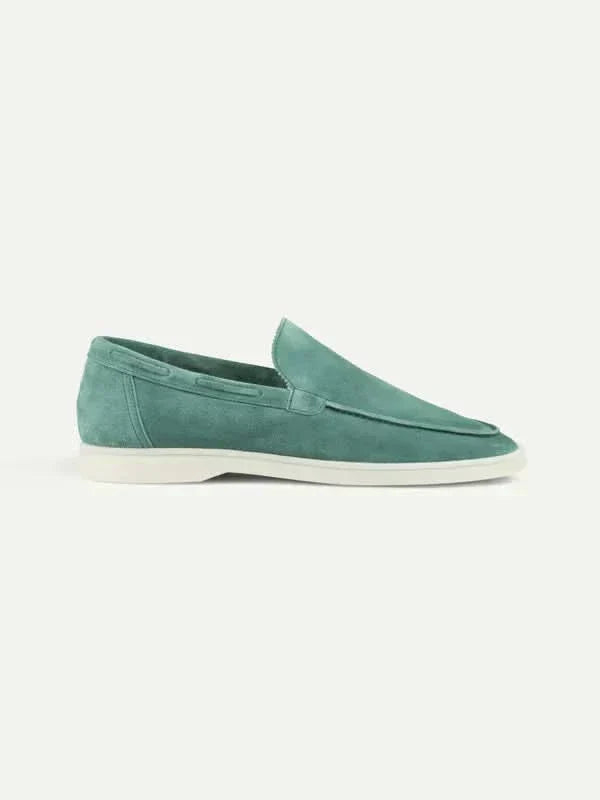 Markus Berlin Herren Loafer Apfelblau, Vorderansicht