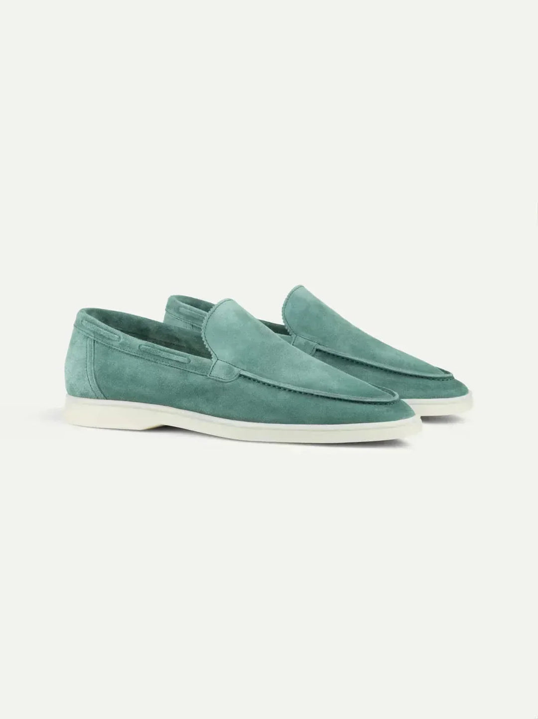 Markus Berlin Herren Loafer Apfelblau, Vorderansicht