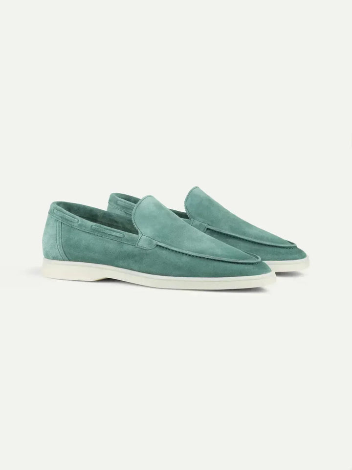 Markus Berlin Herren Loafer Apfelblau, Vorderansicht