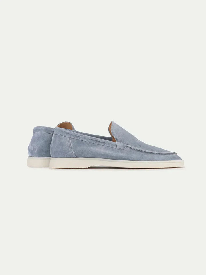 Markus Berlin Herren Loafer Babyblau, Vorderansicht