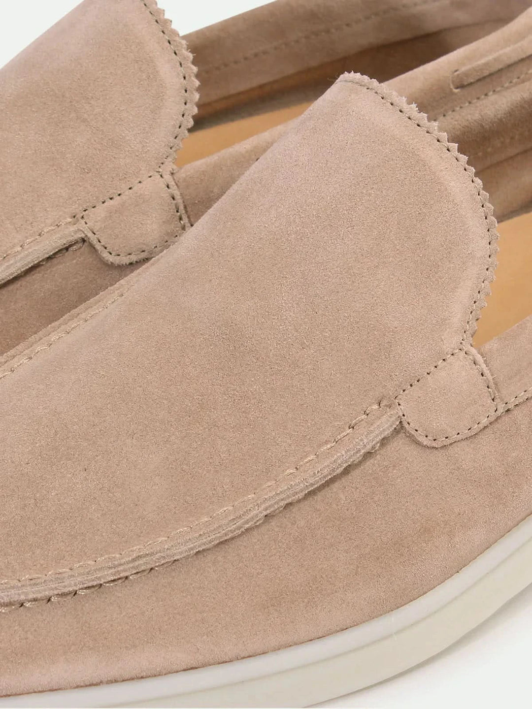 Markus Berlin Herren Loafer Beige, Vorderansicht