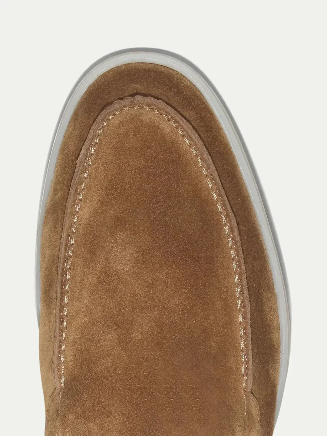 Markus Berlin Herren Loafer Sandbeige, Vorderansicht