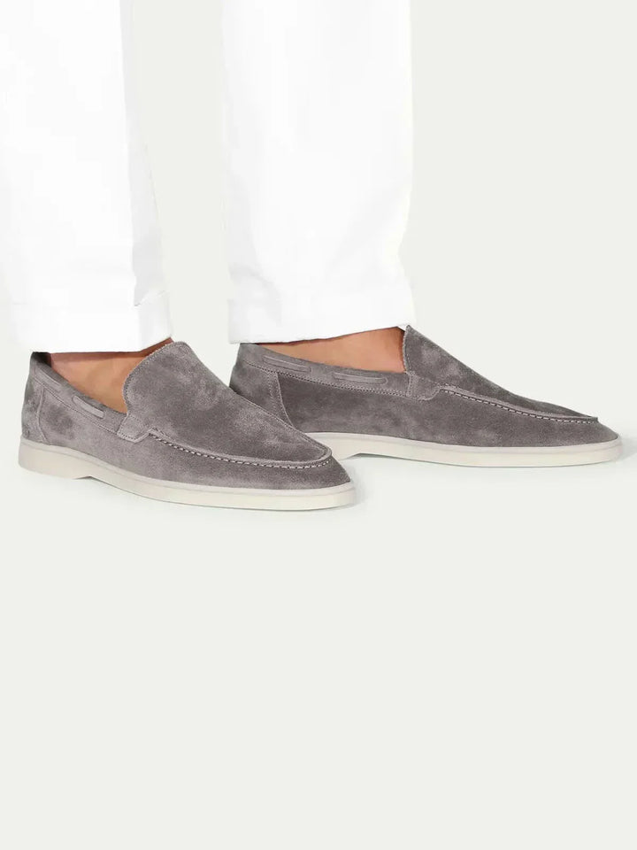 Markus Berlin Herren Loafer Grau, Vorderansicht