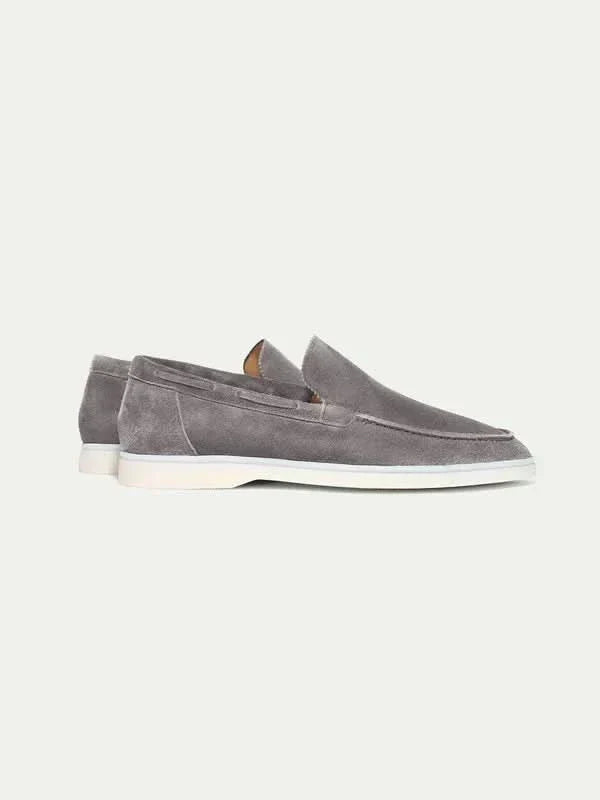 Markus Berlin Herren Loafer Grau, Vorderansicht