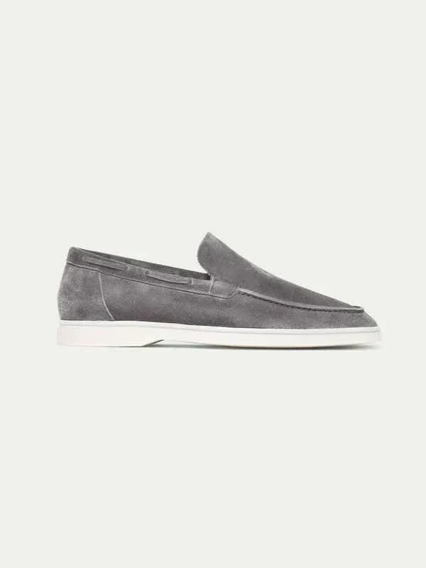 Markus Berlin Herren Loafer Grau, Vorderansicht