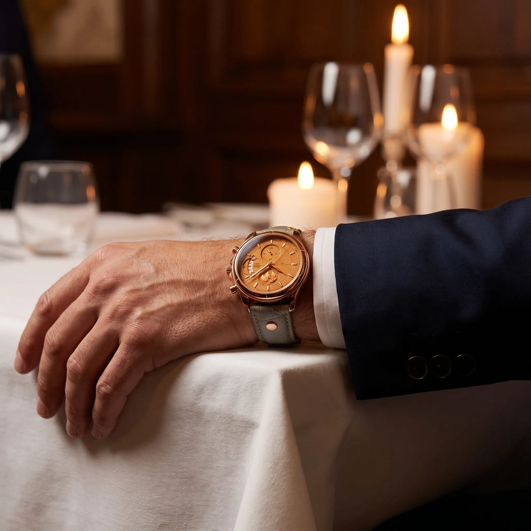 Markus Berlin Herrenuhr, Vorderansicht