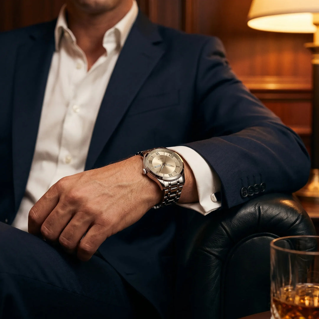 Markus Berlin Herrenuhr, Vorderansicht