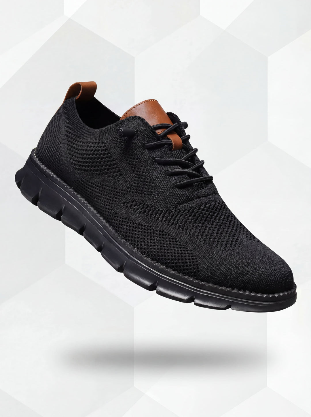 Markus Berlin Herren Sneaker Schwarz, Vorderansicht