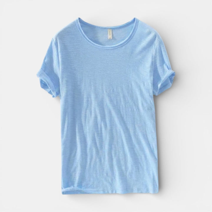 Markus Berlin Herren Basic-T-Shirt mit Rundhals, Vorderansicht