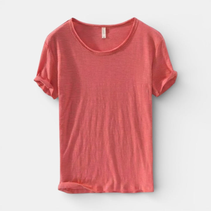 Markus Berlin Herren Basic-T-Shirt mit Rundhals, Vorderansicht