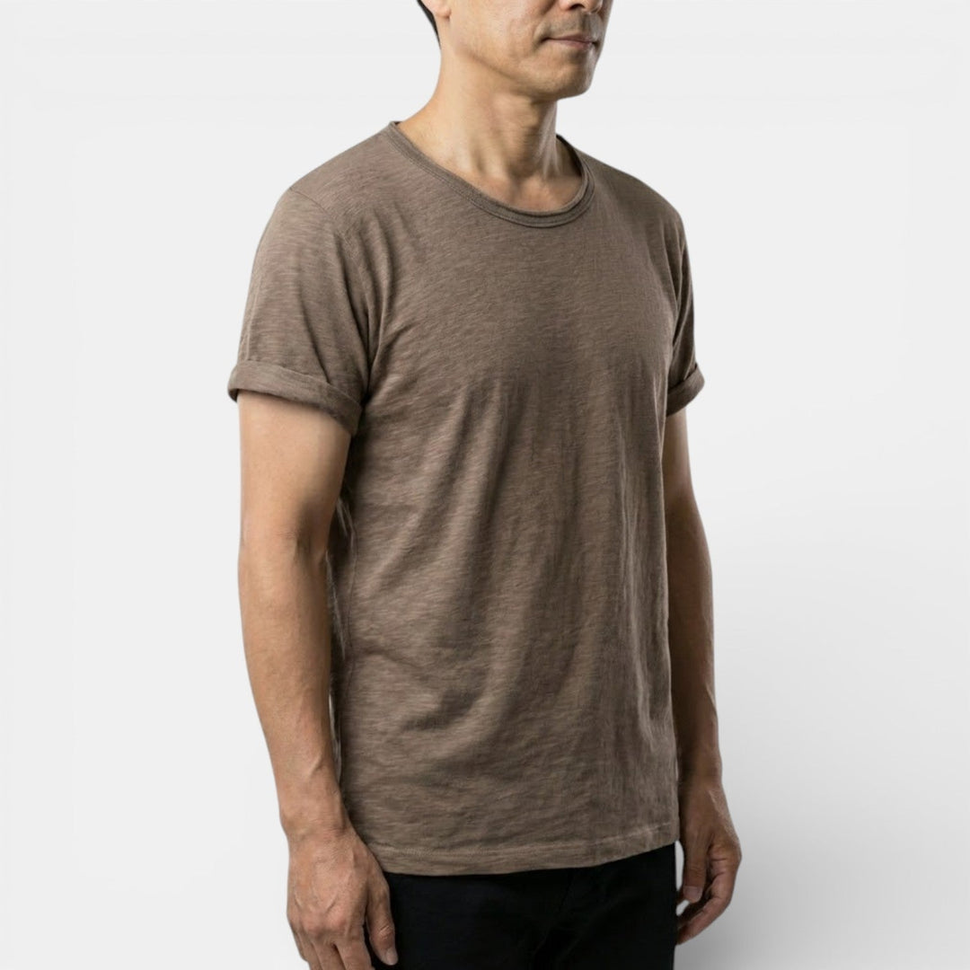 Markus Berlin Herren Basic-T-Shirt mit Rundhals, Vorderansicht