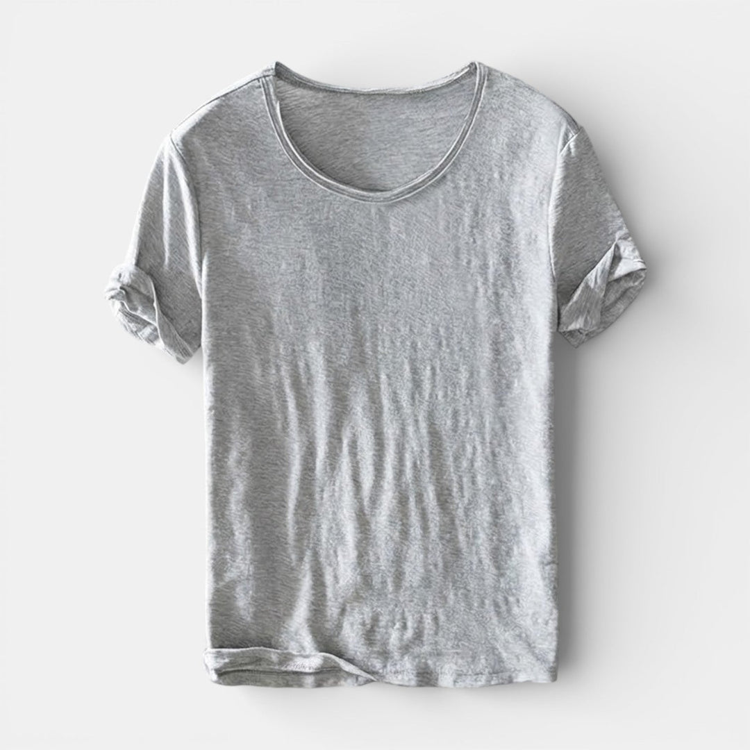 Markus Berlin Herren Basic-T-Shirt mit Rundhals, Vorderansicht