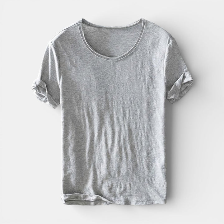 Markus Berlin Herren Basic-T-Shirt mit Rundhals, Vorderansicht