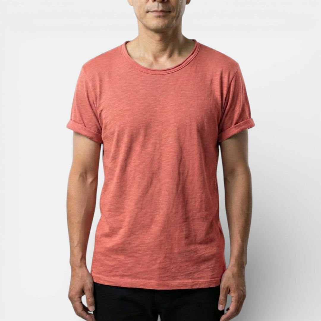 Markus Berlin Herren Basic-T-Shirt mit Rundhals, Vorderansicht