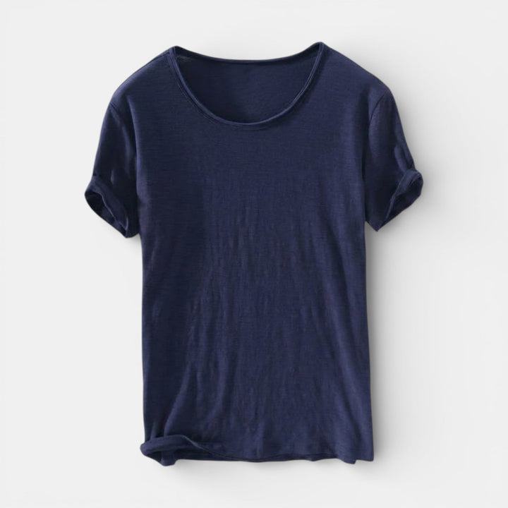 Markus Berlin Herren Basic-T-Shirt mit Rundhals, Vorderansicht