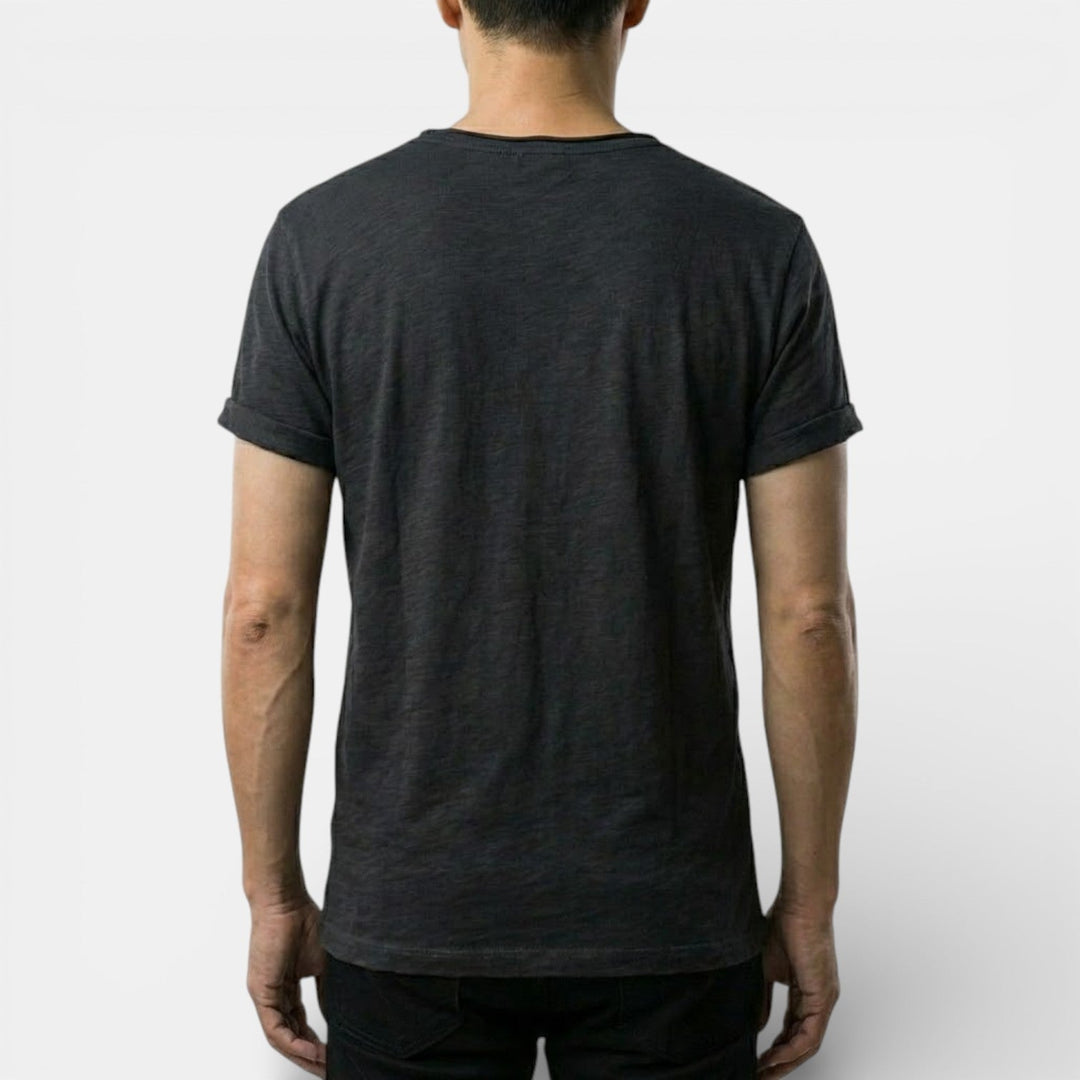 Markus Berlin Herren Basic-T-Shirt mit Rundhals, Vorderansicht