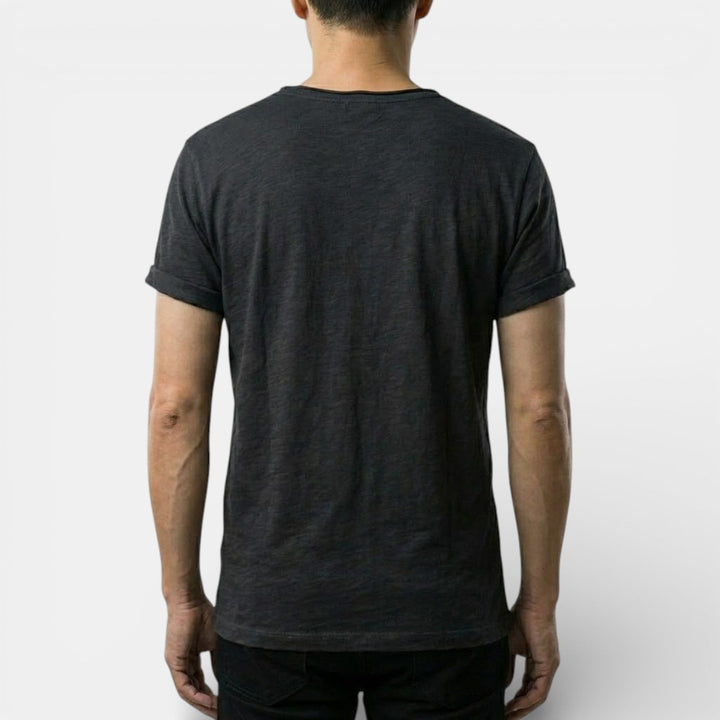 Markus Berlin Herren Basic-T-Shirt mit Rundhals, Vorderansicht