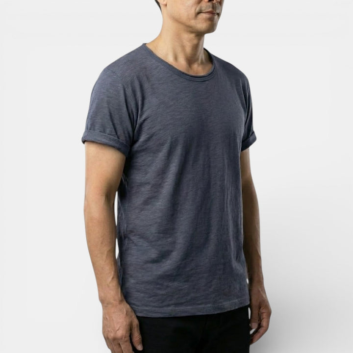 Markus Berlin Herren Basic-T-Shirt mit Rundhals, Vorderansicht