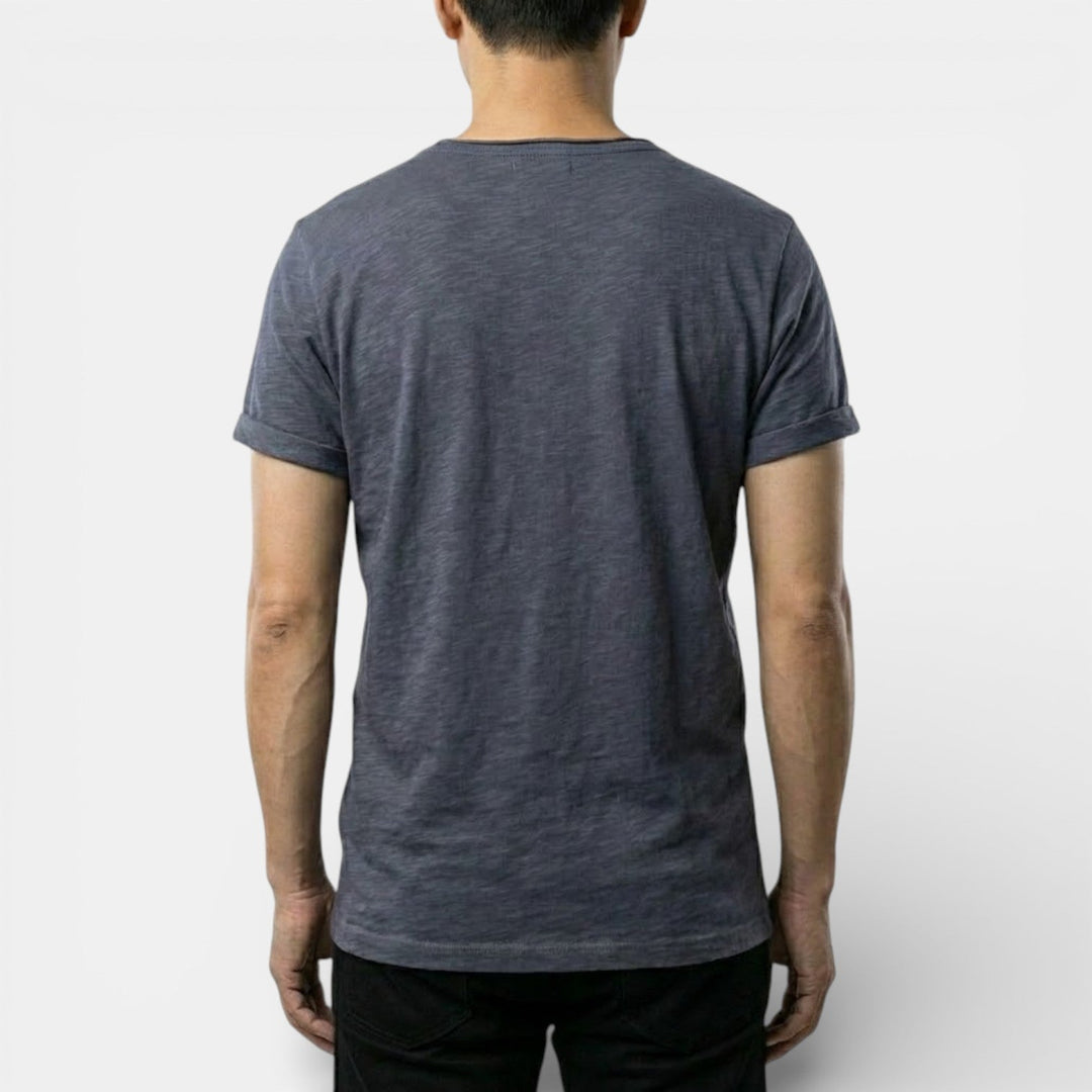 Markus Berlin Herren Basic-T-Shirt mit Rundhals, Vorderansicht