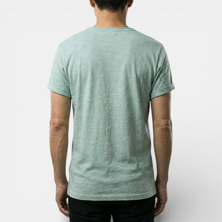 Markus Berlin Herren Basic-T-Shirt mit Rundhals, Vorderansicht