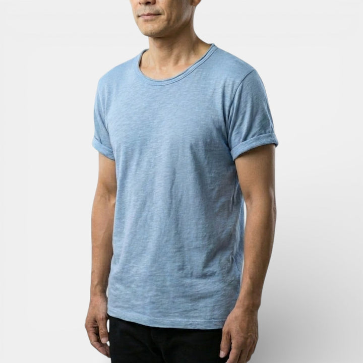 Markus Berlin Herren Basic-T-Shirt mit Rundhals, Vorderansicht