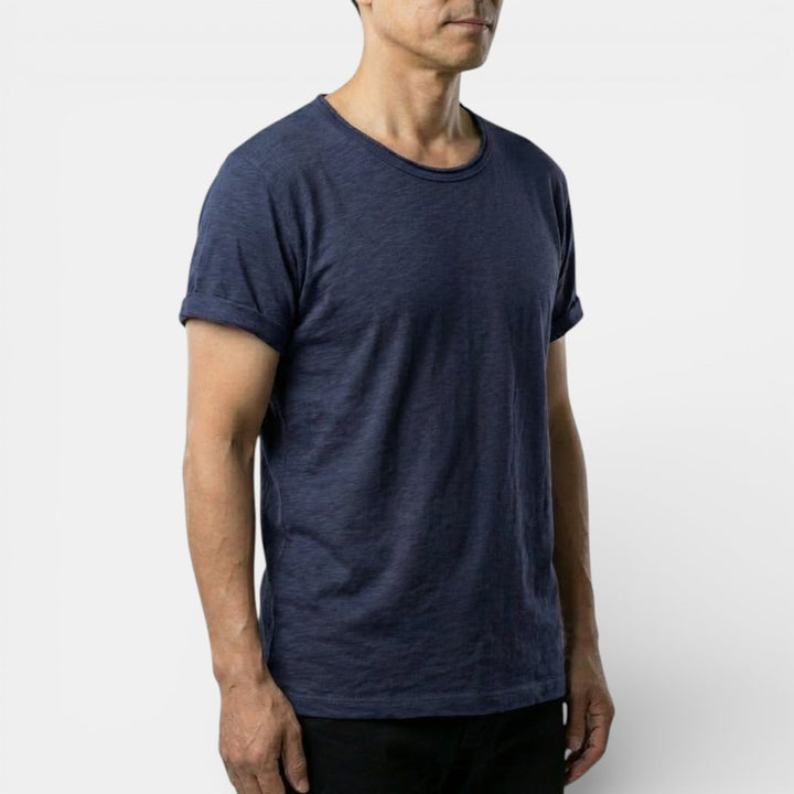 Markus Berlin Herren Basic-T-Shirt mit Rundhals, Vorderansicht