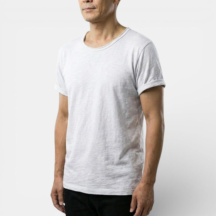 Markus Berlin Herren Basic-T-Shirt mit Rundhals, Vorderansicht