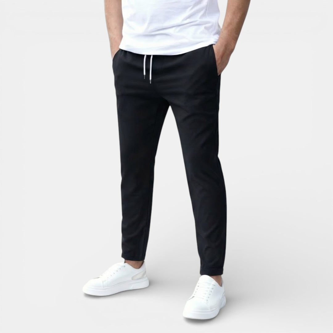 Markus Berlin Herren Kordelzug-Hose, Vorderansicht