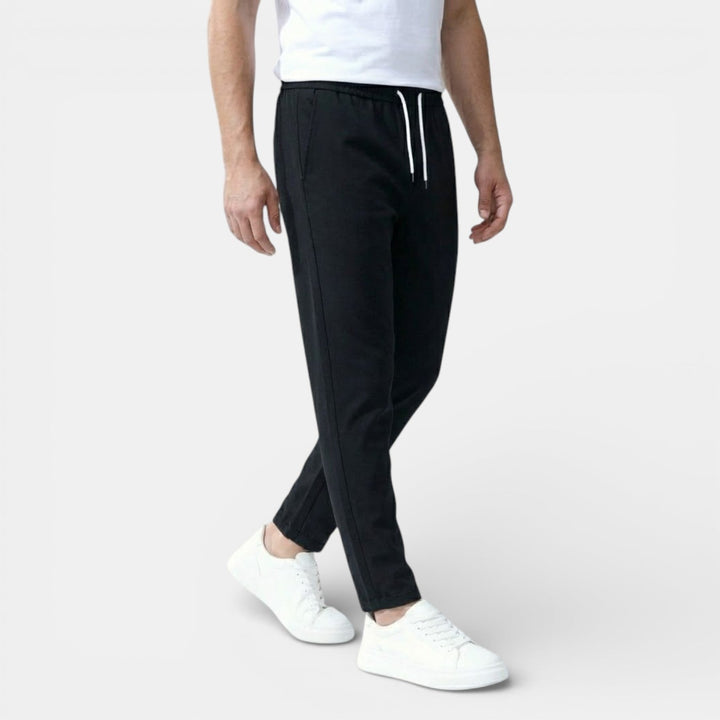 Markus Berlin Herren Kordelzug-Hose, Vorderansicht