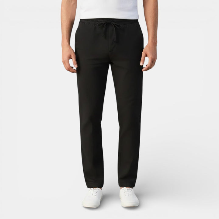 Markus Berlin Herren Atmungsaktive Tapered-Hose, Vorderansicht