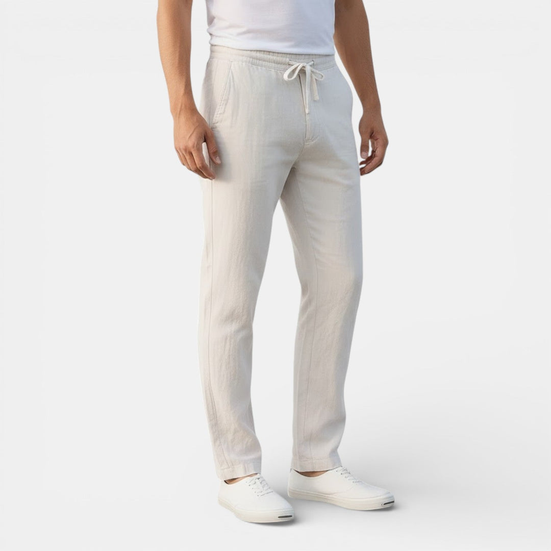 Markus Berlin Herren Atmungsaktive Tapered-Hose, Vorderansicht