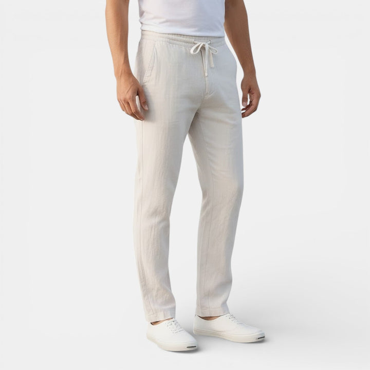 Markus Berlin Herren Atmungsaktive Tapered-Hose, Vorderansicht