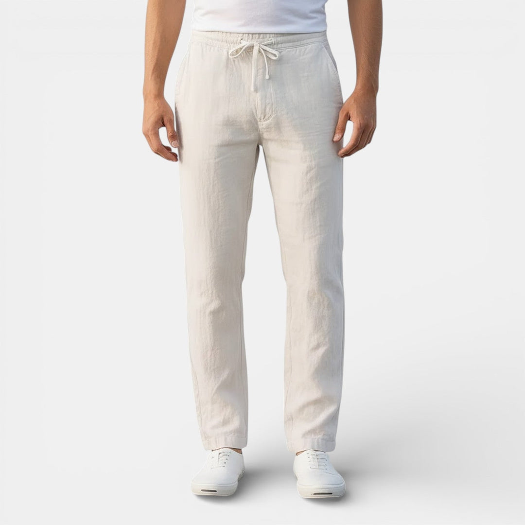 Markus Berlin Herren Atmungsaktive Tapered-Hose, Vorderansicht