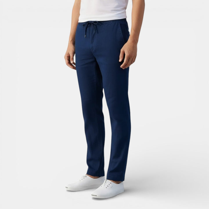Markus Berlin Herren Atmungsaktive Tapered-Hose, Vorderansicht