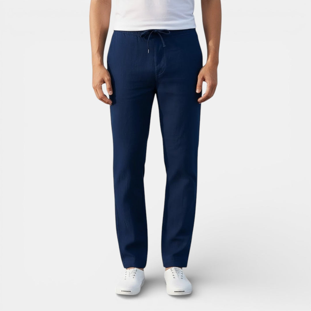 Markus Berlin Herren Atmungsaktive Tapered-Hose, Vorderansicht
