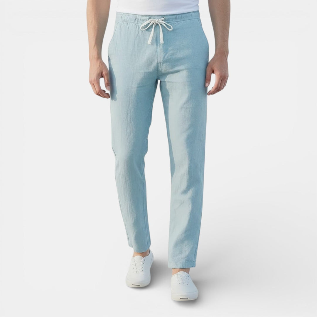 Markus Berlin Herren Atmungsaktive Tapered-Hose, Vorderansicht