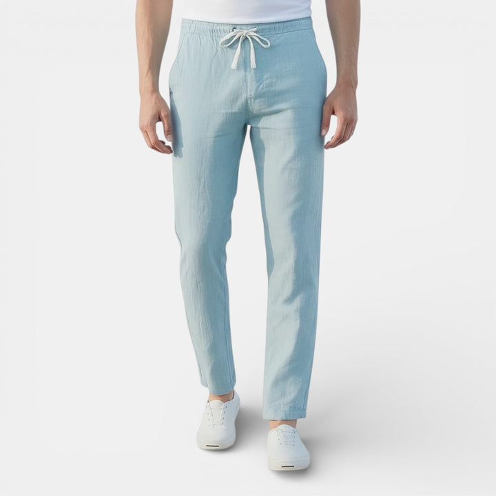 Markus Berlin Herren Atmungsaktive Tapered-Hose, Vorderansicht