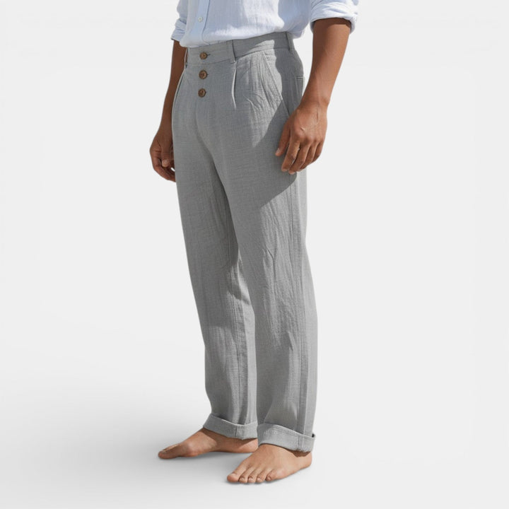 Markus Berlin Herren Lockere Hose, Vorderansicht