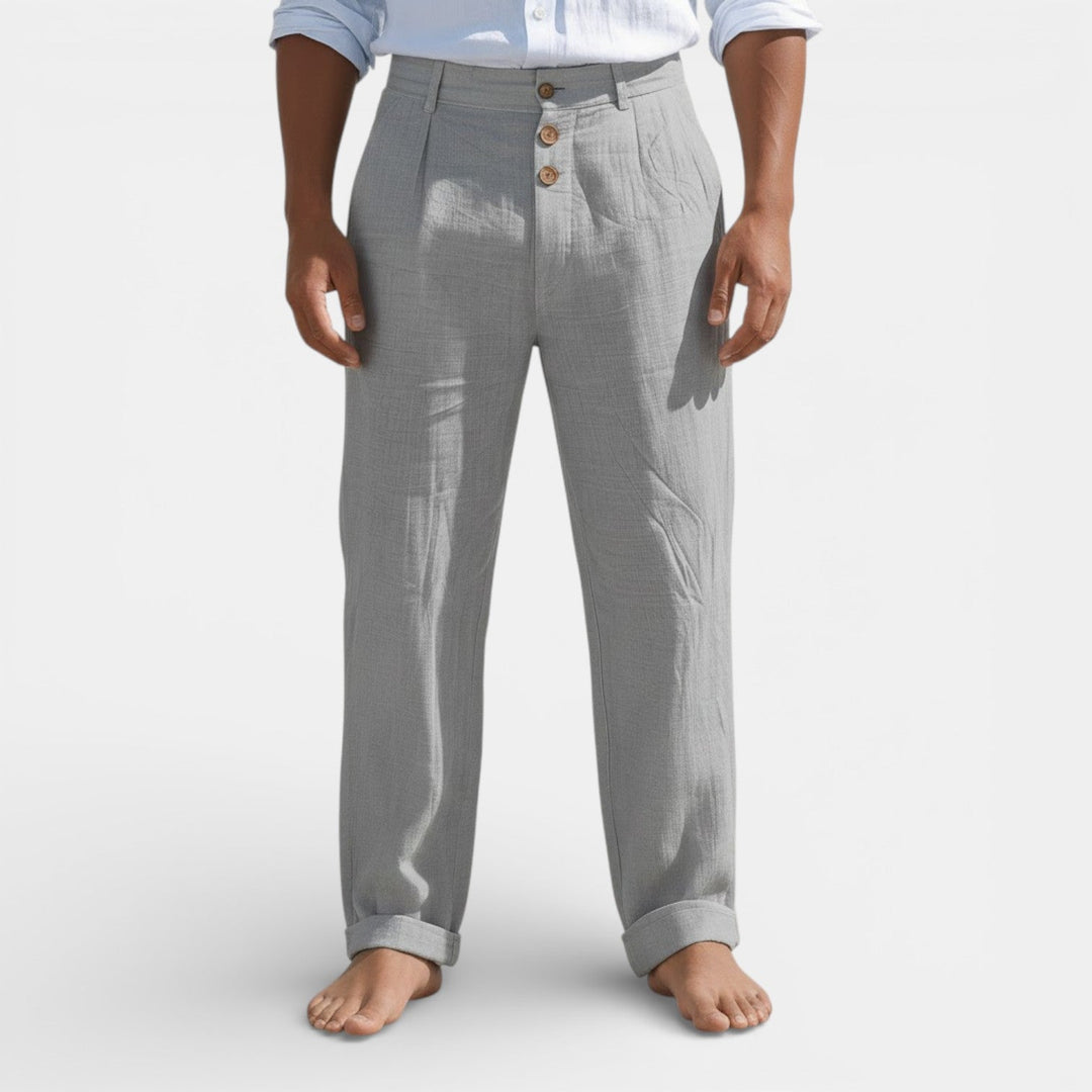 Markus Berlin Herren Lockere Hose, Vorderansicht