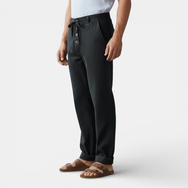 Markus Berlin Herren Lockere Hose, Vorderansicht
