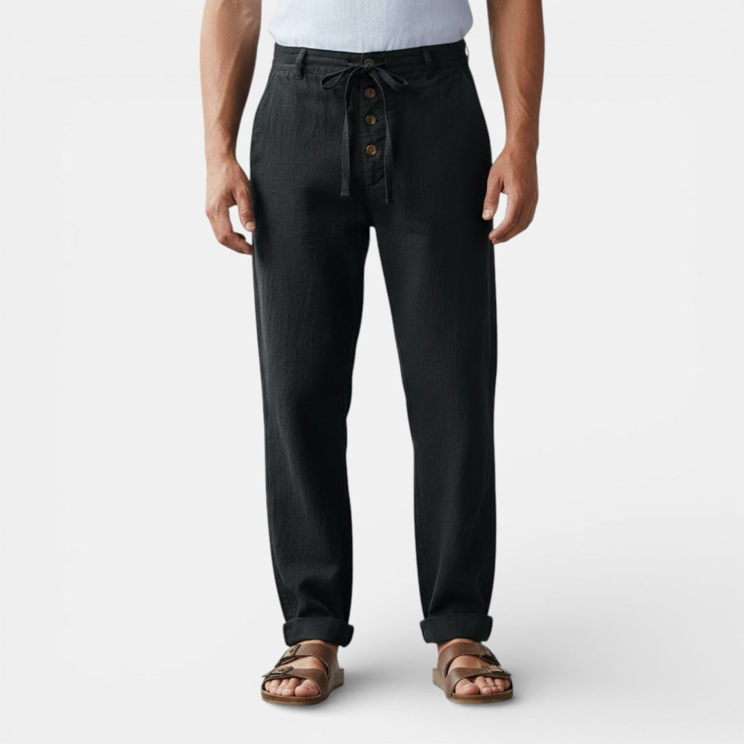 Markus Berlin Herren Lockere Hose, Vorderansicht