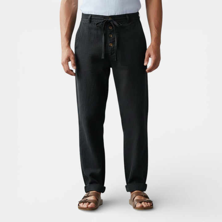 Markus Berlin Herren Lockere Hose, Vorderansicht