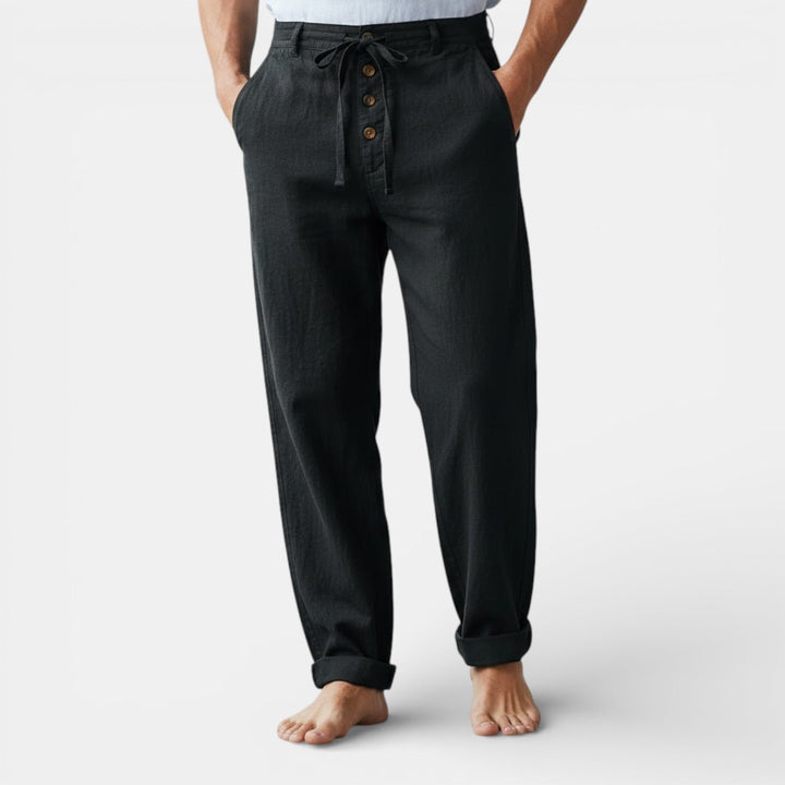 Markus Berlin Herren Lockere Hose, Vorderansicht