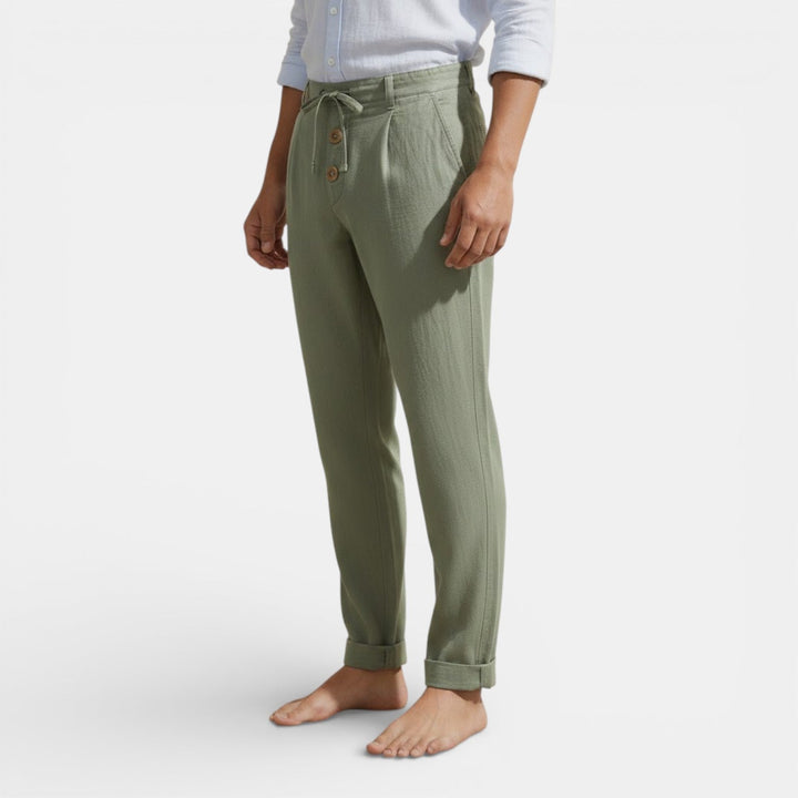 Markus Berlin Herren Lockere Hose, Vorderansicht