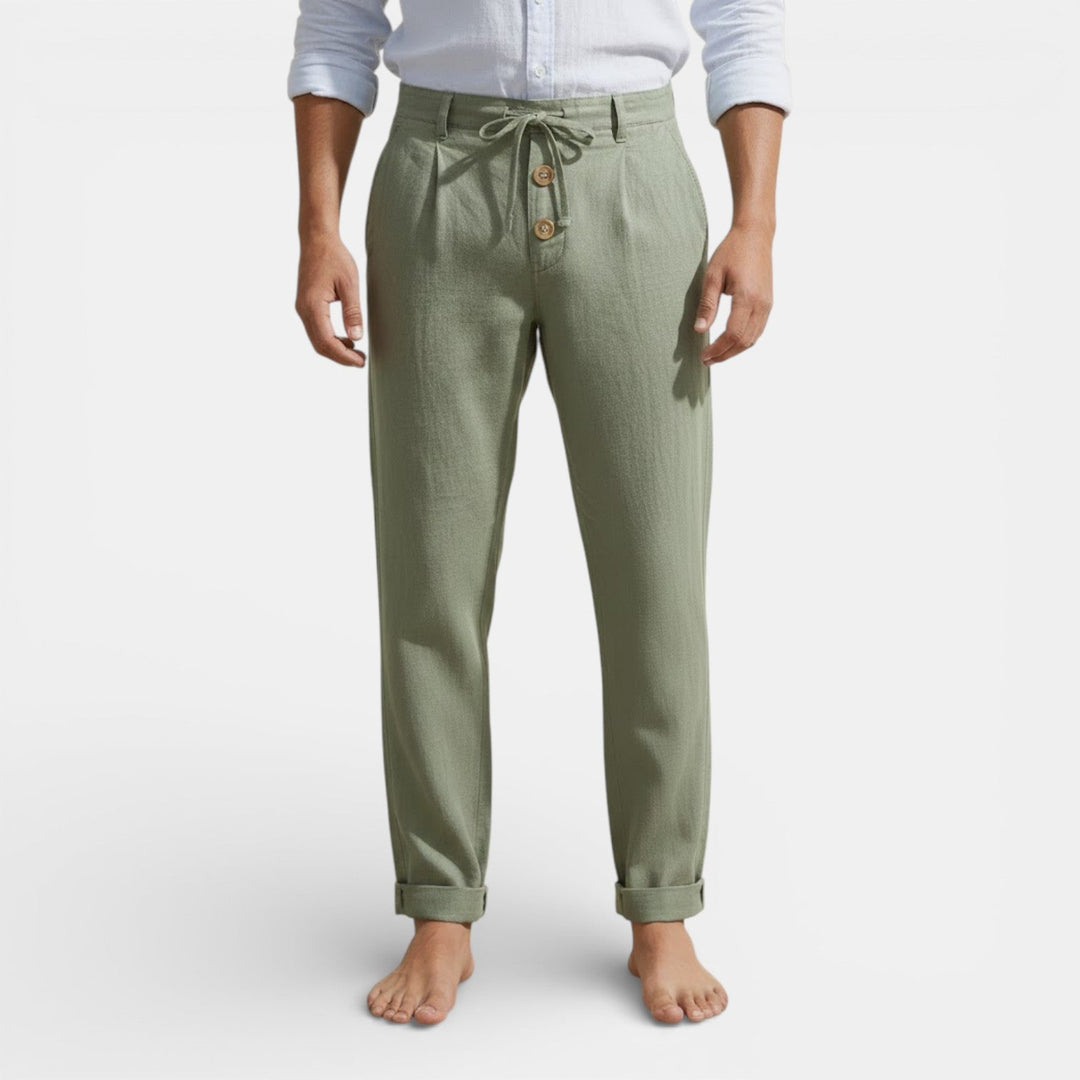 Markus Berlin Herren Lockere Hose, Vorderansicht