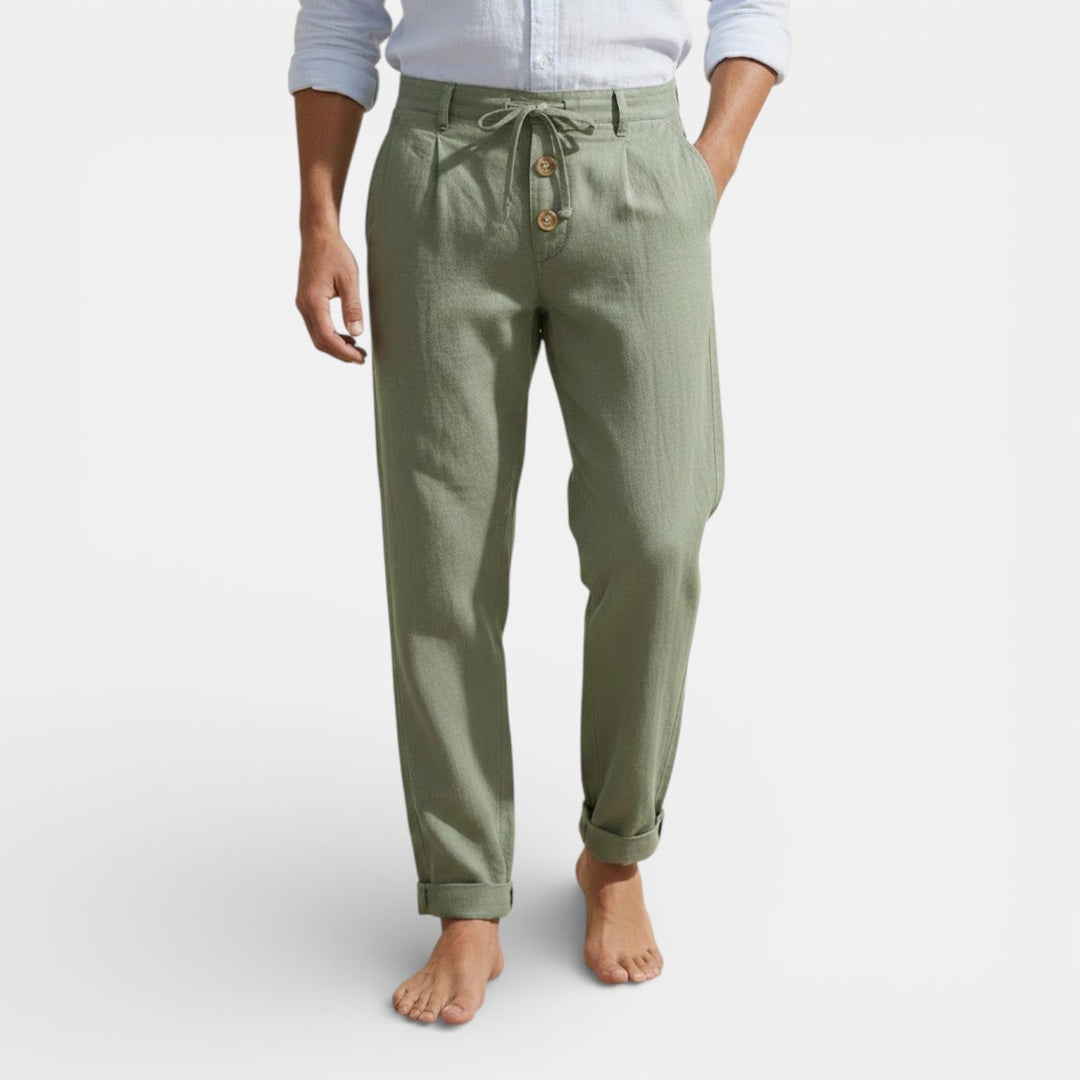 Markus Berlin Herren Lockere Hose, Vorderansicht