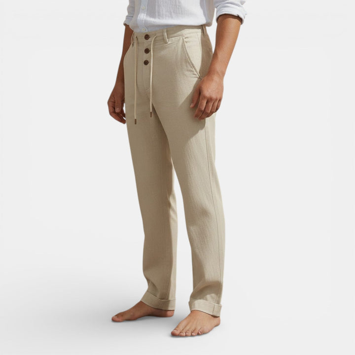 Markus Berlin Herren Lockere Hose, Vorderansicht