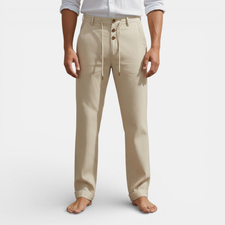 Markus Berlin Herren Lockere Hose, Vorderansicht